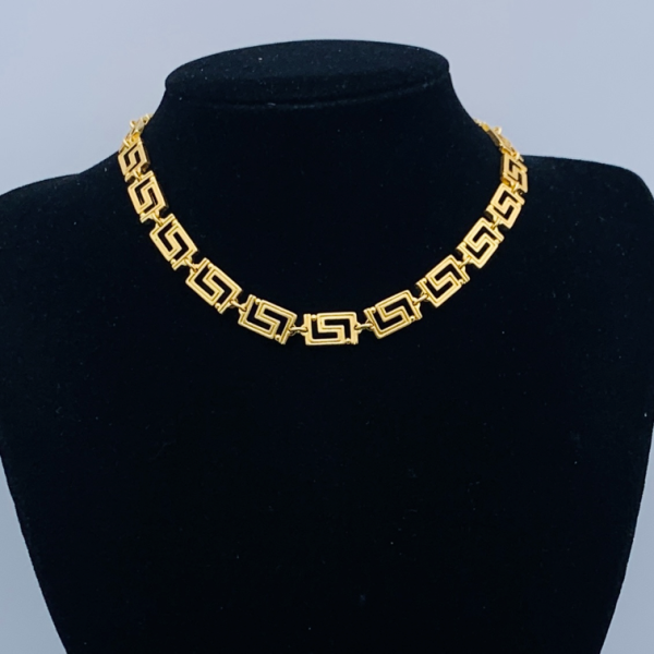 VERSACE NECKLACE 18K GOLD PLATED Y175198