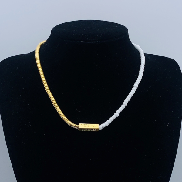 VERSACE NECKLACE 18K GOLD PLATED Y169042