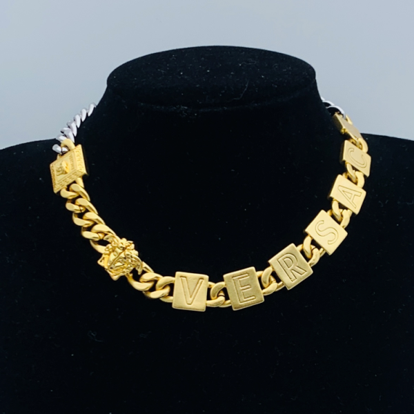 VERSACE NECKLACE 18K GOLD PLATED Y166917