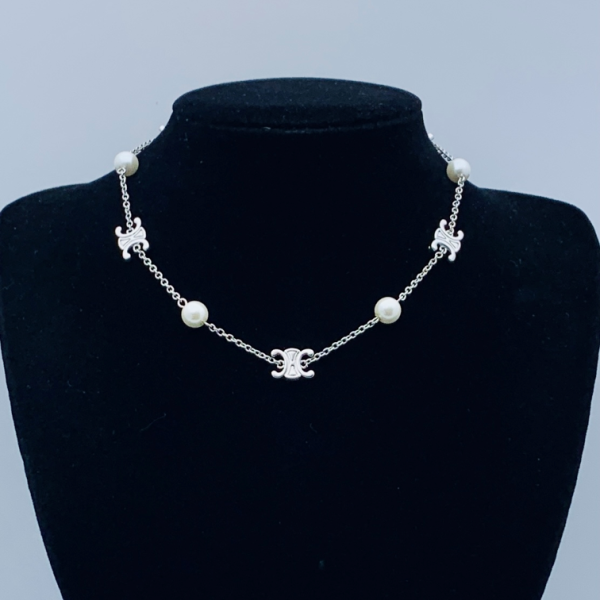 CELINE NECKLACE 18K GOLD PLATED Y174478
