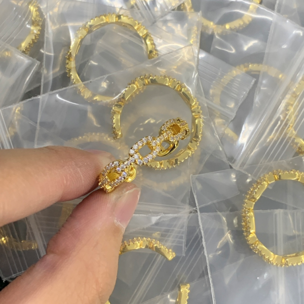 HEFANG RING 18K GOLD PLATED Y158269