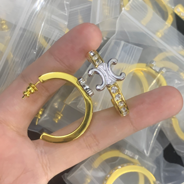 CELINE EARRING 18K GOLD PLATED Y179090