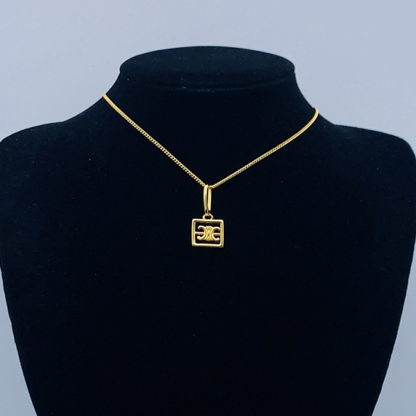 CELINE NECKLACE 18K GOLD PLATED Y173694