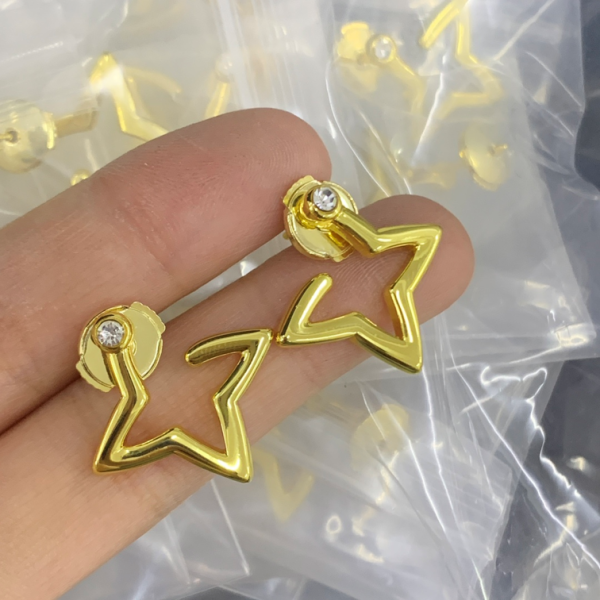 LV EARRING 18K GOLD PLATED Y193043
