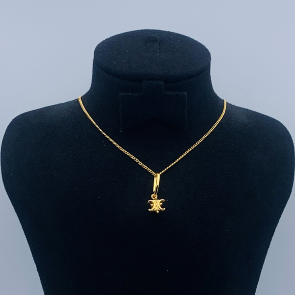 CELINE NECKLACE 18K GOLD PLATED Y160513