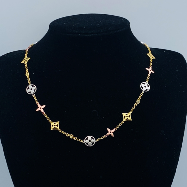 LV NECKLACE 18K GOLD PLATED Y177480