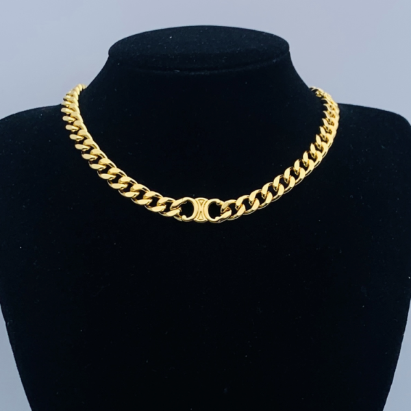 CELINE NECKLACE 18K GOLD PLATED Y175256