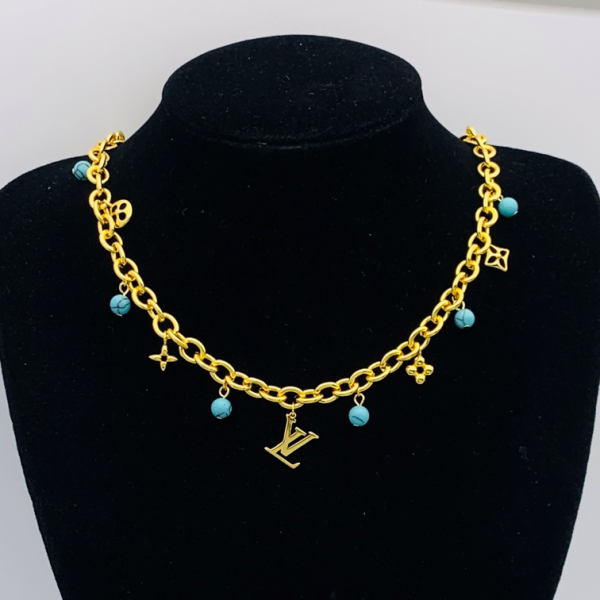 LV NECKLACE 18K GOLD PLATED Y181929