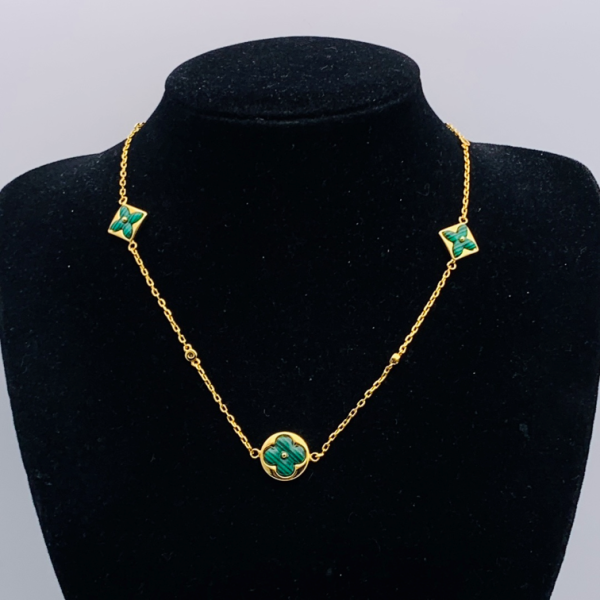 LV NECKLACE 18K GOLD PLATED Y188042