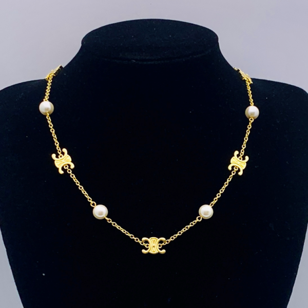CELINE NECKLACE 18K GOLD PLATED Y181002