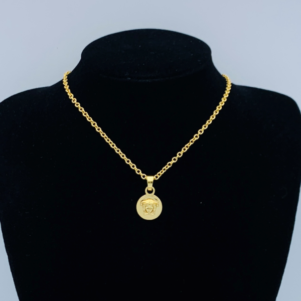 VERSACE NECKLACE 18K GOLD PLATED Y173595