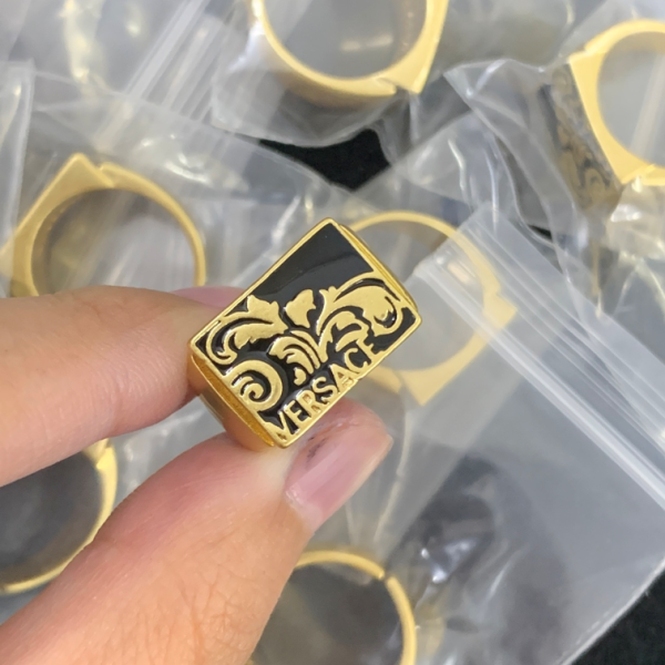 VERSACE RING 18K GOLD PLATED Y170865
