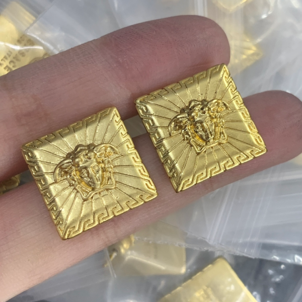 VERSACE EARRING 18K GOLD PLATED Y163052
