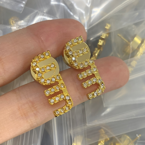MIUMIU EARRING 18K GOLD PLATED Y163902