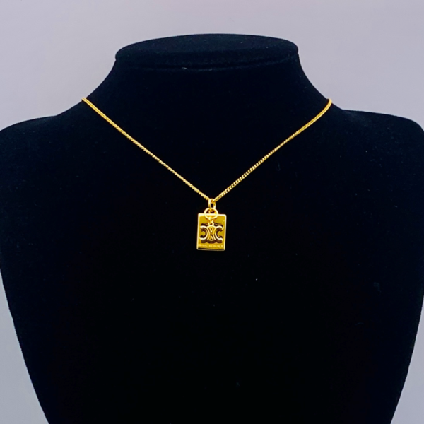 CELINE NECKLACE 18K GOLD PLATED Y179334