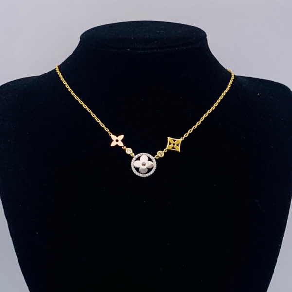LV NECKLACE 18K GOLD PLATED Y180549