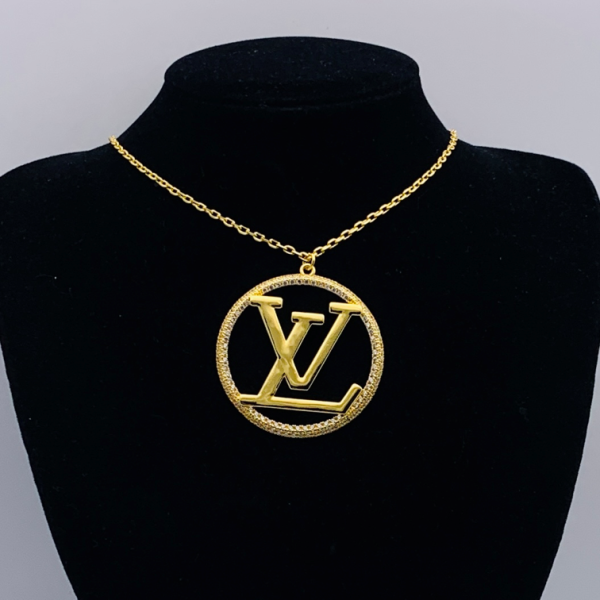 LV NECKLACE 18K GOLD PLATED Y183347