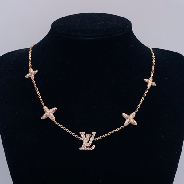 LV NECKLACE 18K GOLD PLATED Y182391