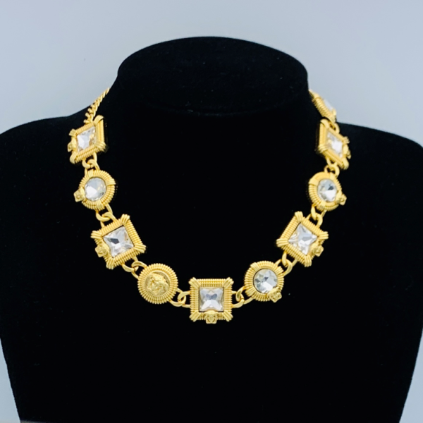VERSACE NECKLACE 18K GOLD PLATED Y173594