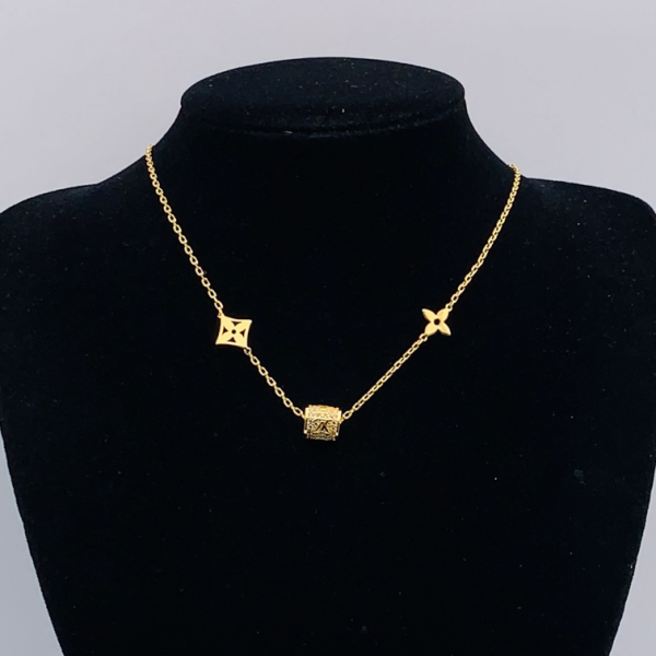 LV NECKLACE 18K GOLD PLATED Y180156