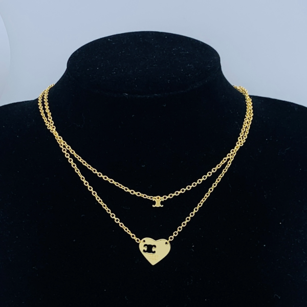CELINE NECKLACE 18K GOLD PLATED Y164814