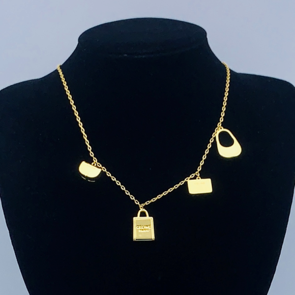 CELINE NECKLACE 18K GOLD PLATED Y173817