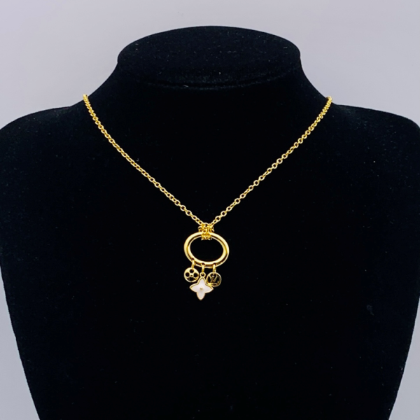 LV NECKLACE 18K GOLD PLATED Y180112