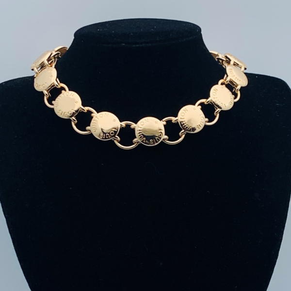 LV NECKLACE 18K GOLD PLATED Y177483