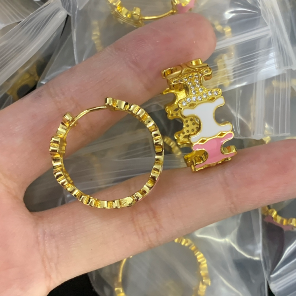 CELINE EARRING 18K GOLD PLATED Y169480