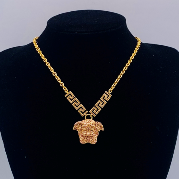 VERSACE NECKLACE 18K GOLD PLATED Y180949