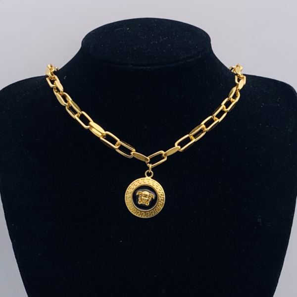 VERSACE NECKLACE 18K GOLD PLATED Y183906