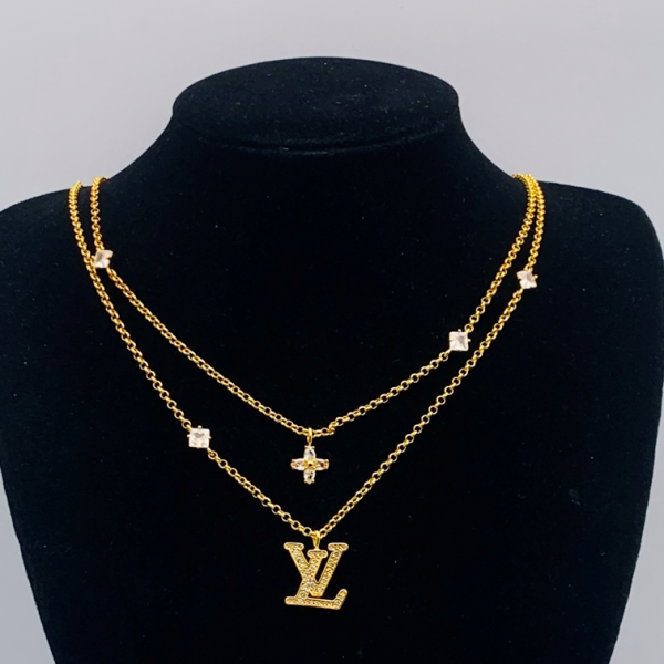 LV NECKLACE 18K GOLD PLATED Y181764