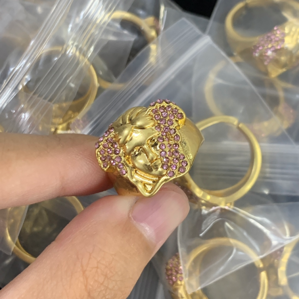 VERSACE RING 18K GOLD PLATED Y173584