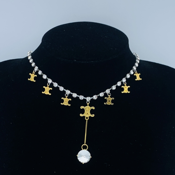 CELINE NECKLACE 18K GOLD PLATED Y163359