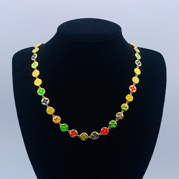 LV NECKLACE 18K GOLD PLATED Y170645