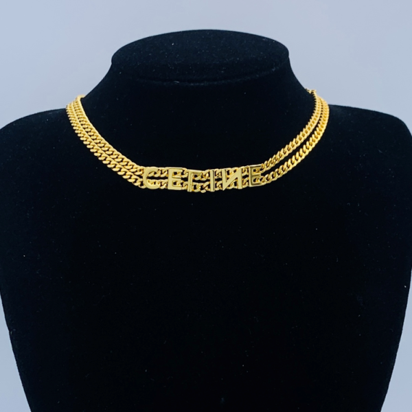 CELINE NECKLACE 18K GOLD PLATED Y175257