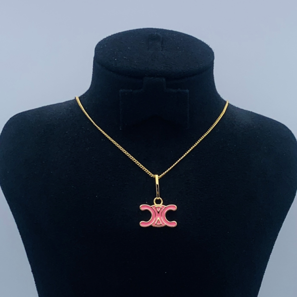 CELINE NECKLACE 18K GOLD PLATED Y160510