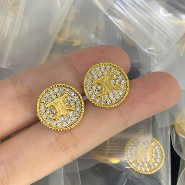CELINE EARRING 18K GOLD PLATED Y174195