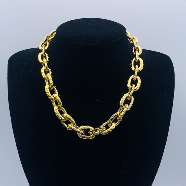 LV NECKLACE 18K GOLD PLATED Y170659
