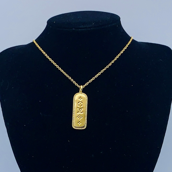LV NECKLACE 18K GOLD PLATED Y175785