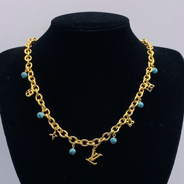 LV NECKLACE 18K GOLD PLATED Y185958