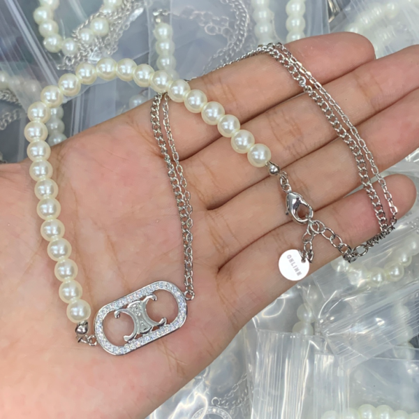 CELINE NECKLACE 18K GOLD PLATED Y149059