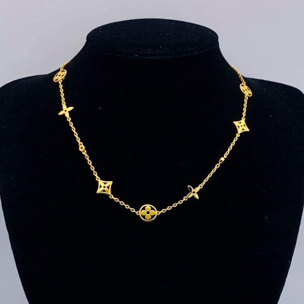 LV NECKLACE 18K GOLD PLATED Y180115