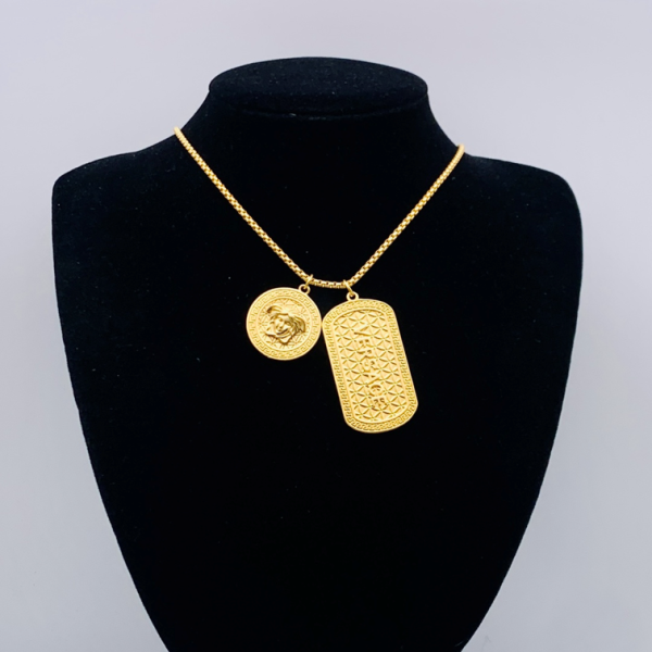 VERSACE NECKLACE 18K GOLD PLATED Y172814