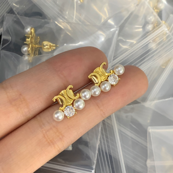 CELINE EARRING 18K GOLD PLATED Y180194