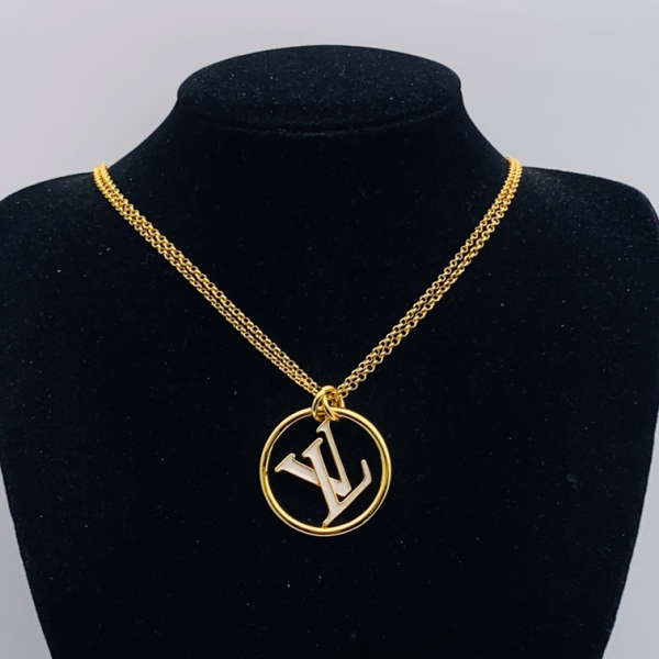 LV NECKLACE 18K GOLD PLATED Y191497