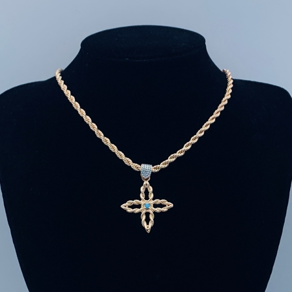 LV NECKLACE 18K GOLD PLATED Y174450