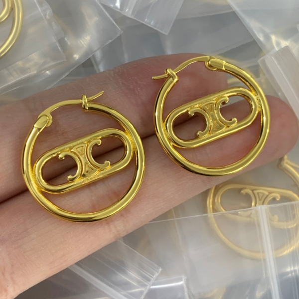 CELINE EARRING 18K GOLD PLATED Y162952