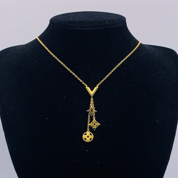 LV NECKLACE 18K GOLD PLATED Y189888