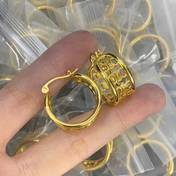 CELINE EARRING 18K GOLD PLATED Y182002